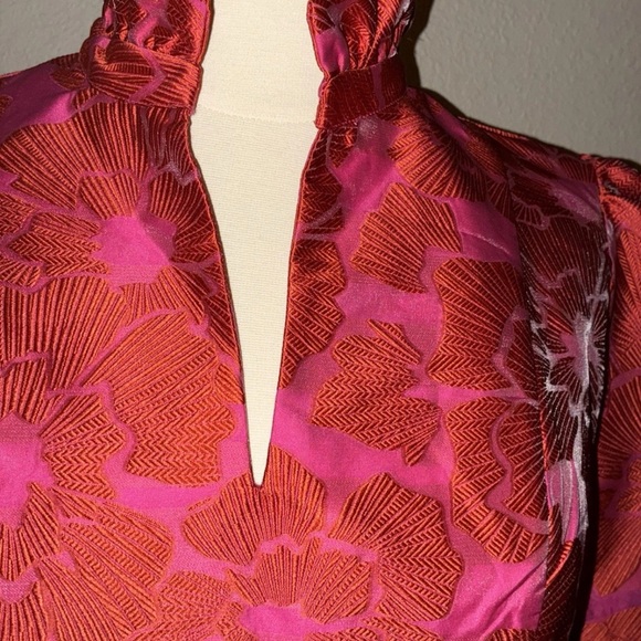 Tuckernuck Red and Pink Patterned Fabric - Picture 2 of 11